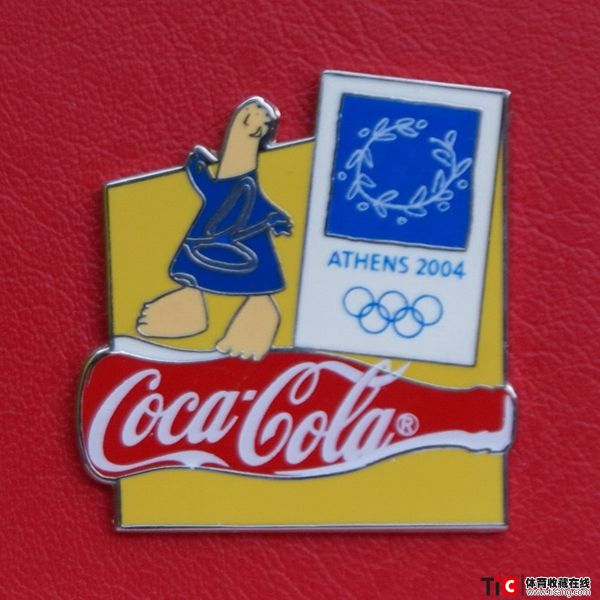 可口可乐系列1984-2004年奥运会20周年徽章(6枚 标牌章 体藏博物