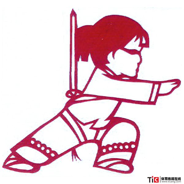 中国剪纸-武术类剑剪纸-10幅 - 日用品礼品 - 体藏馆